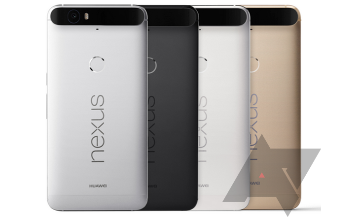 Nexus 6P will come in four colours
