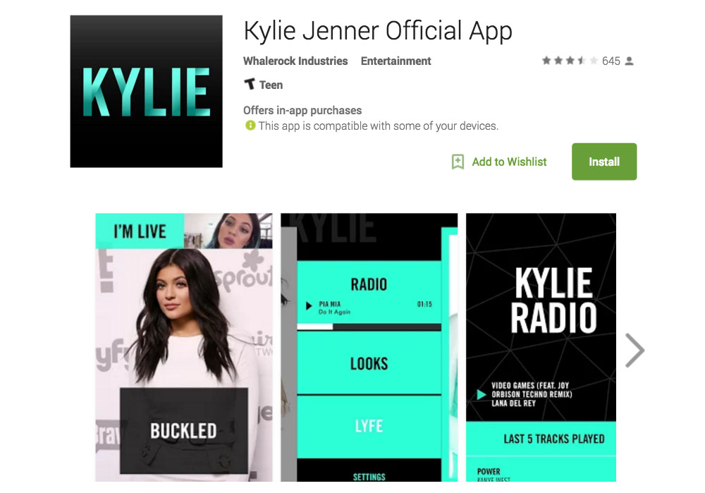 Kardashian sisters have launched an app each