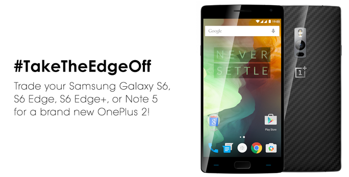 trade in a Samsung Galaxy handset for a OnePlus 2