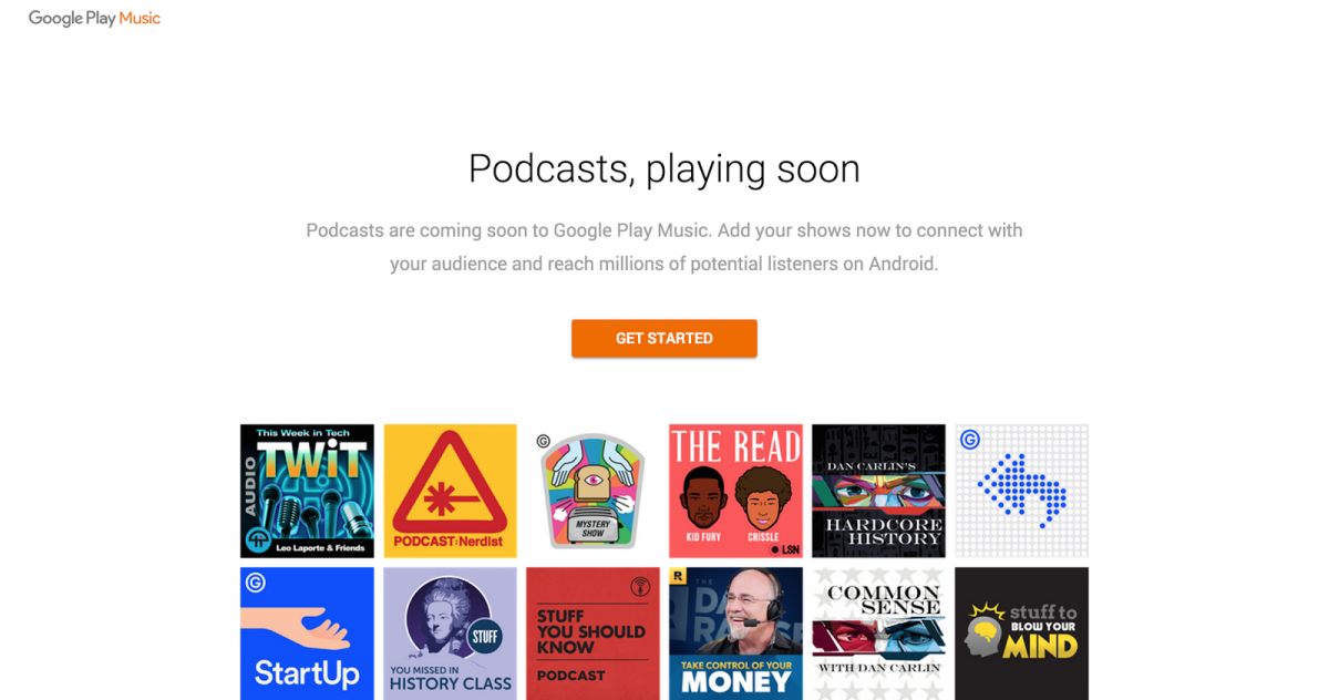 podcasts for Google Play Music