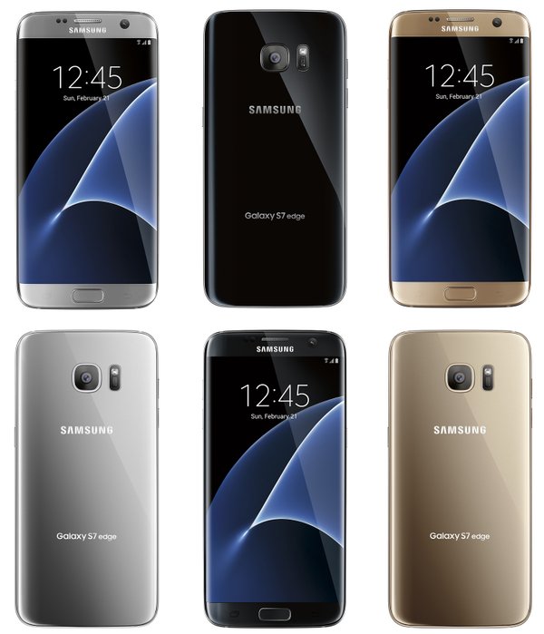 Galaxy S7 edge renders
